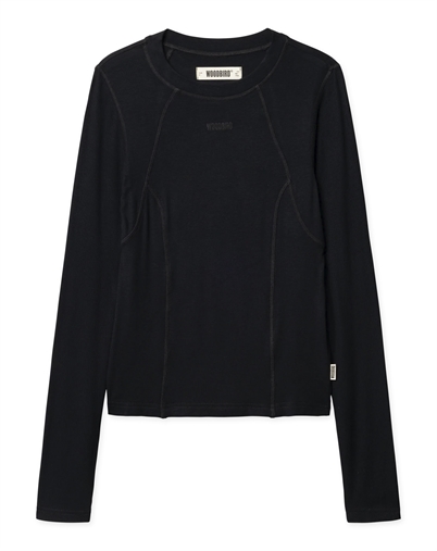 Woodbird - WBXao Langærmet Trøje - Black 